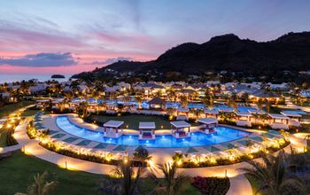 Sandals approved SSV Aerial Sunset