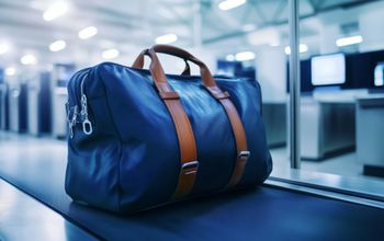 Carry-on bag at the airport.