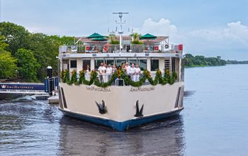 AmaWaterways, AmaMagdalena, river cruise ship christening, christenings, magdalena river