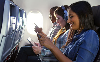 American Airlines customers stream onboard entertainment in the skies.
