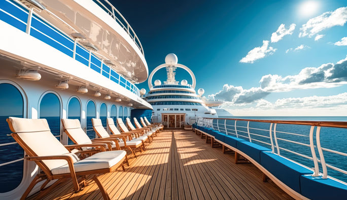 Cruise ship deck Cruise ship deck