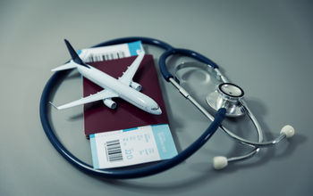 Medical travel insurance.