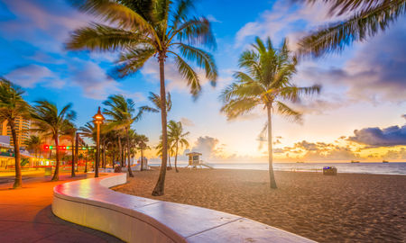Fort Lauderdale Beach, Florida, USA at dawn. (photo via Sean Pavone / iStock / Getty Images Plus)