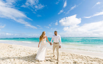 Wedding on the beach.