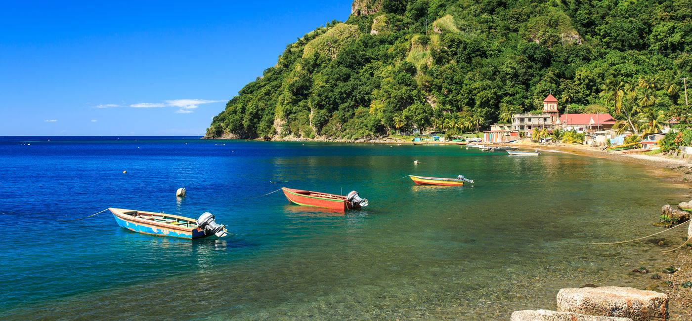 Image: Boats on Soufriere Bay, Soufriere, Dominica (Photo Credit: Courtesy AdobeStock)