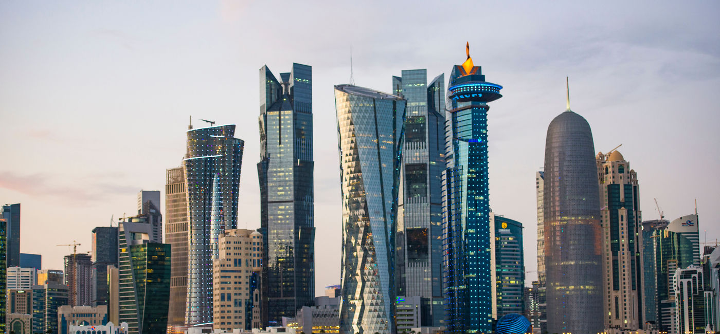 Image: City skyline and buildings in Doha, Qatar. (Photo via Ahmed_Abdel_Hamid / iStock / Getty Images Plus)