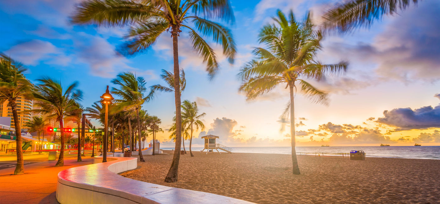 Image: Fort Lauderdale Beach, Florida at dawn. (photo via Sean Pavone / iStock / Getty Images Plus)