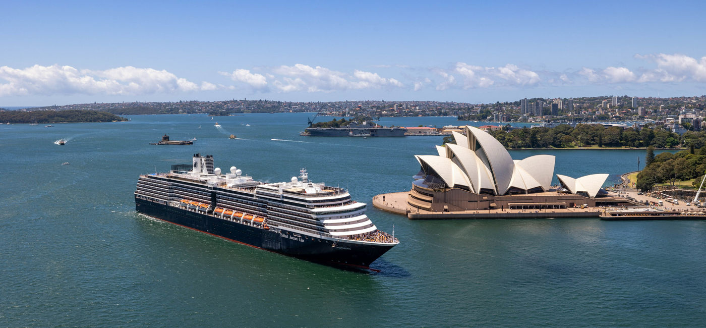 Image: Holland America Line's Westerdam in Sydney, Australia. (Photo Credit: Holland America Line)