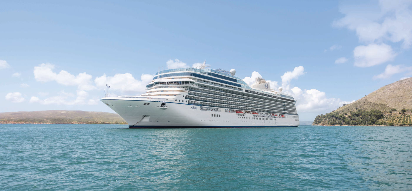 Image: The 68,000-ton Oceania Allura carries 1,200 guests. (Photo Credit: Oceania Cruises)