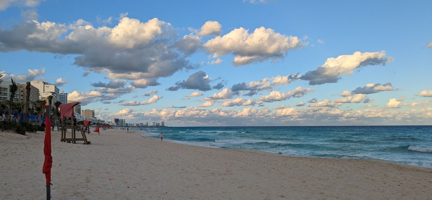 Image: The beach in Cancun, Mexico (photo by Eric Bowman)