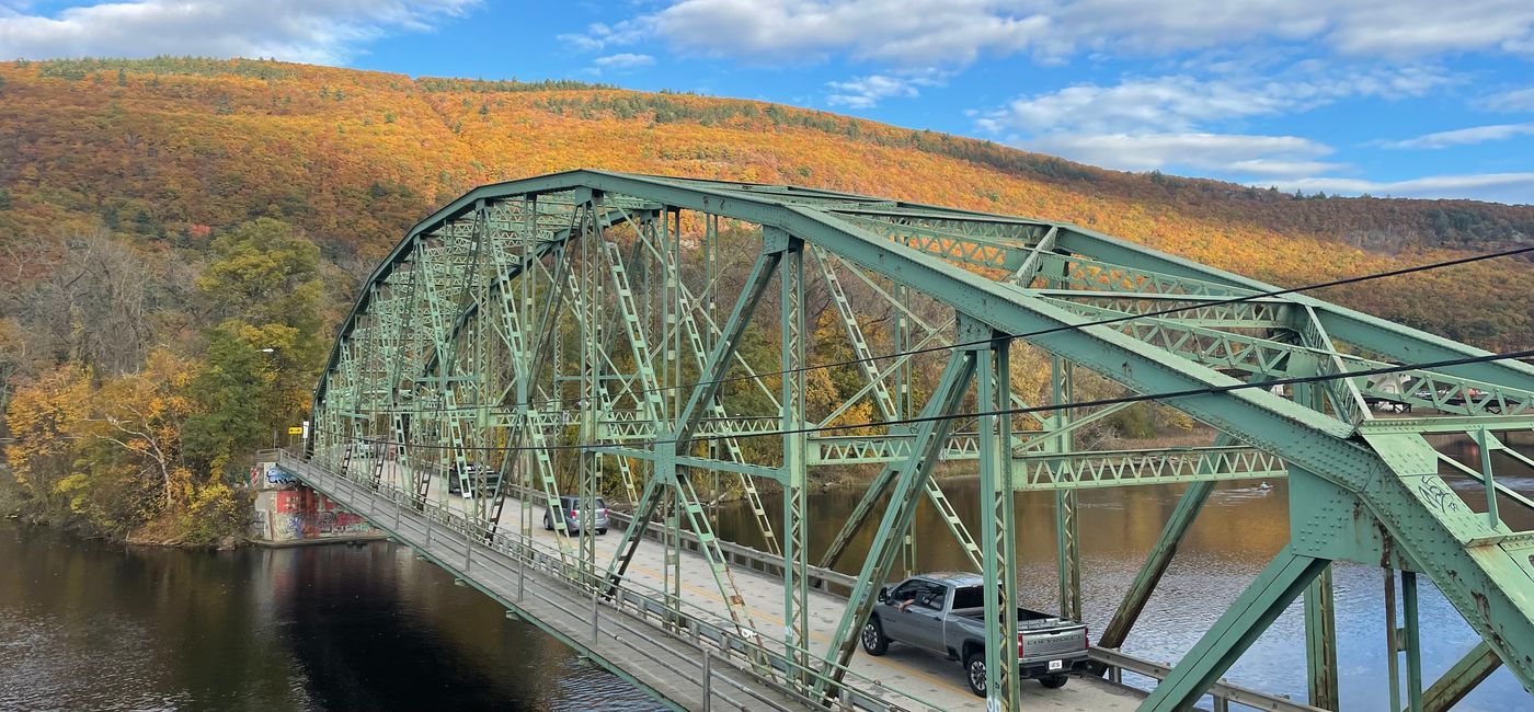 Image: Vermont's Brattleboro Bridge during fall. (Photo Credit: Patrick Clarke)