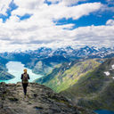 Adobe Stock, adventure travel, norway, female traveler, woman traveler, outdoor travel, nature travel, hiking, besseggen, jotunheimen, norway travel