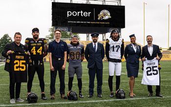 Porter partners with the Hamilton Tiger-Cats