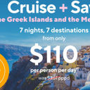 Set sail on a Heavenly Greece, Croatia, or Italy itinerary and enjoy a complimentary shore excursion on us