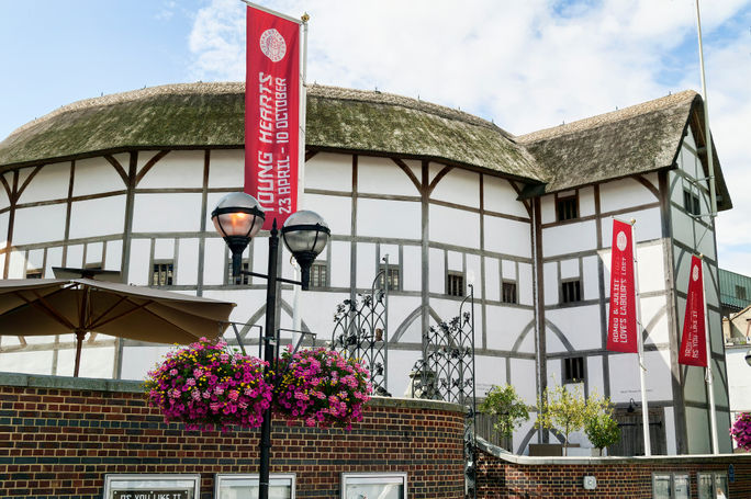 The Globe Theatre in London, England, UK. The Globe Theatre in London, England, UK.