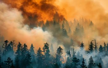 Wildfire in British Columbia