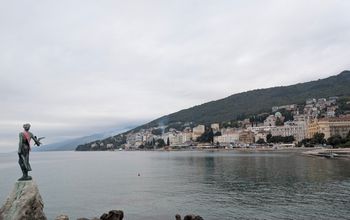 The lungomare in Opatija, Croatia