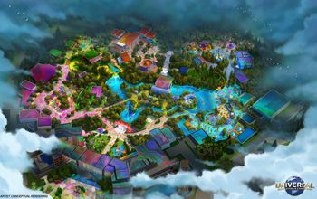 Rendering of Universal Kids Resort.