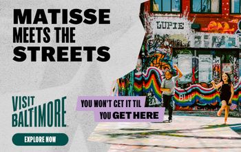 'Matisse Meets the Streets' headline visual
